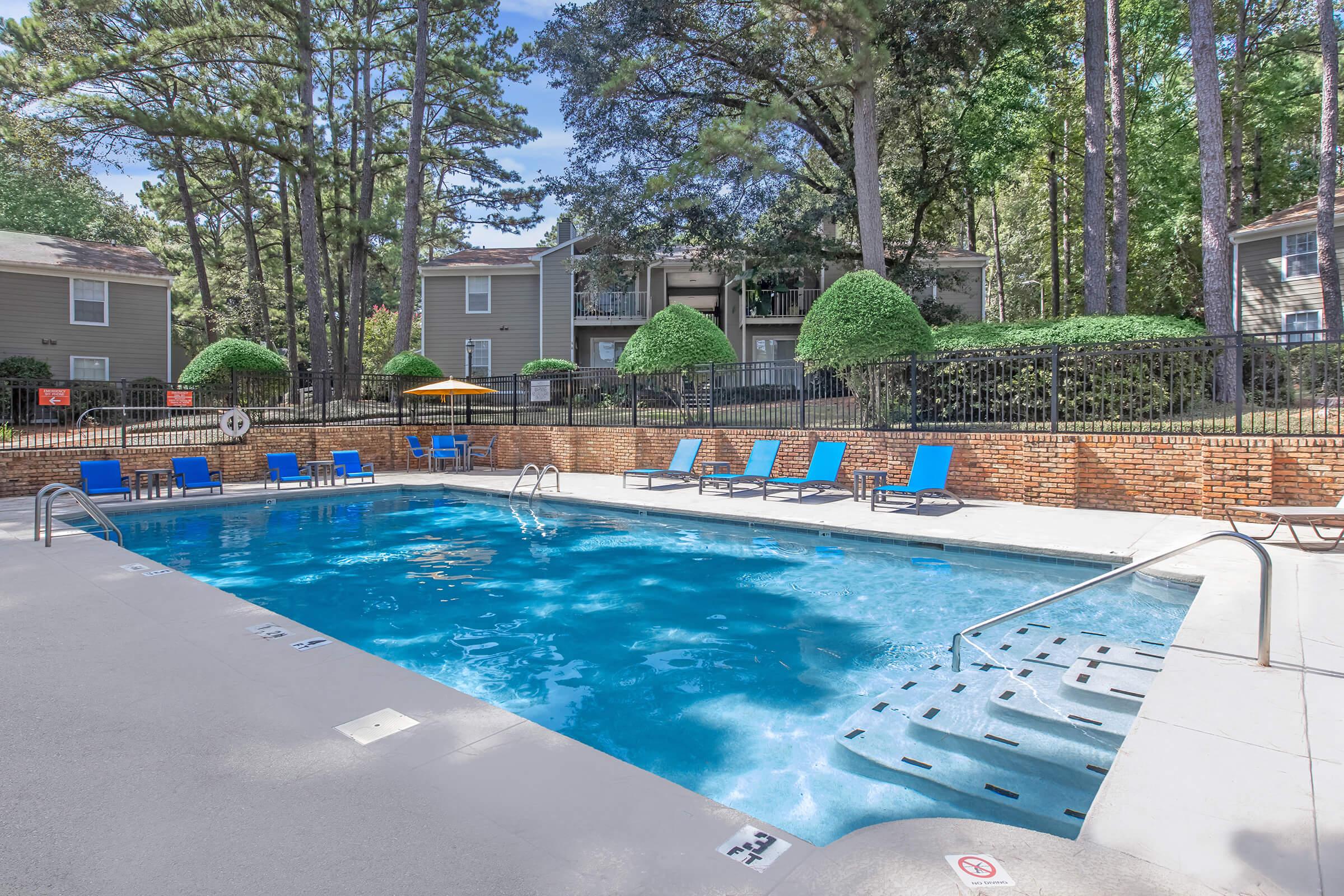 a large pool of water