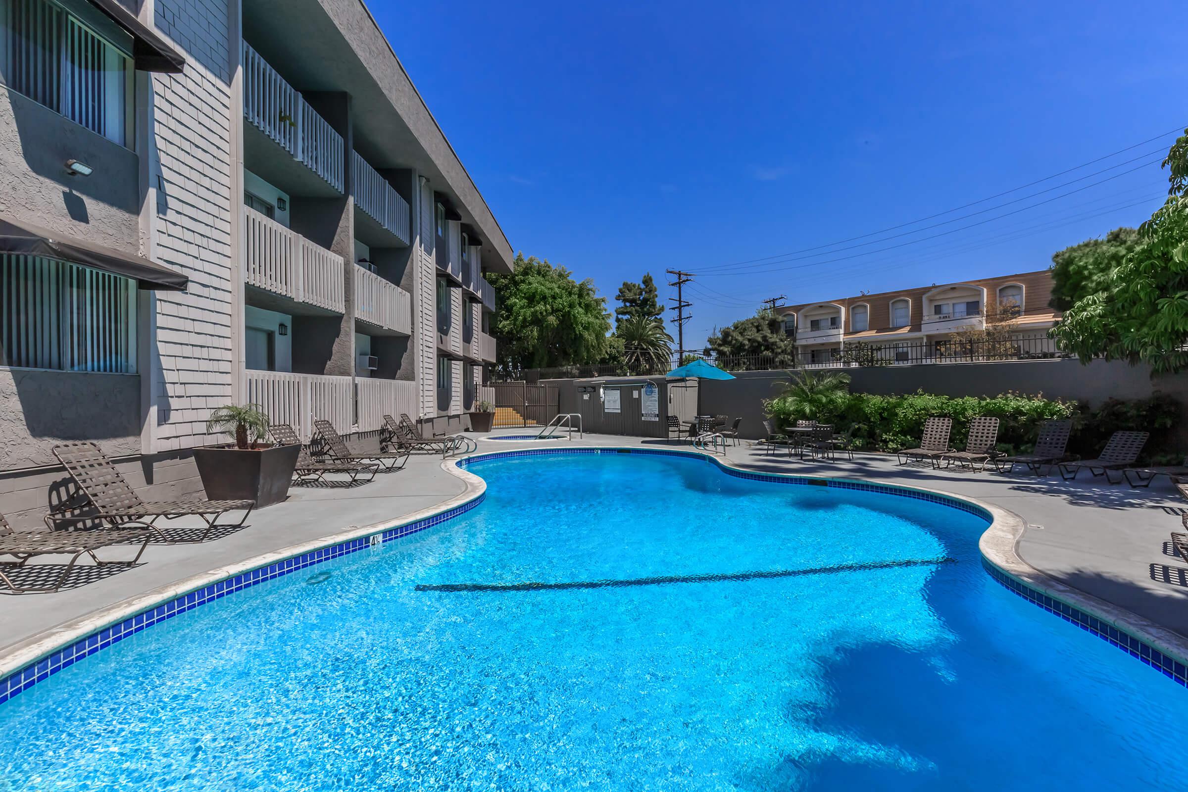 Pacific View Apartment Homes community pool