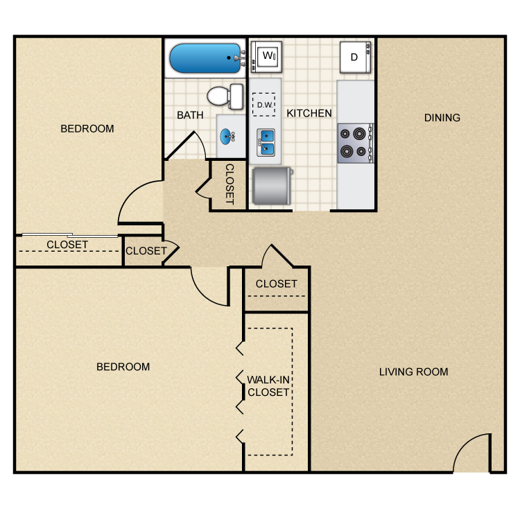 Floor plan image of B1/B2