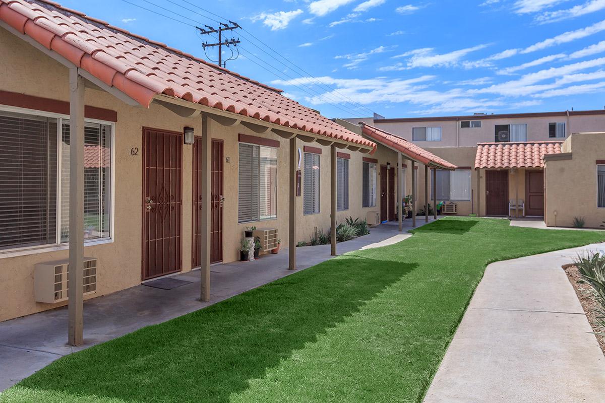 a large lawn in front of a house