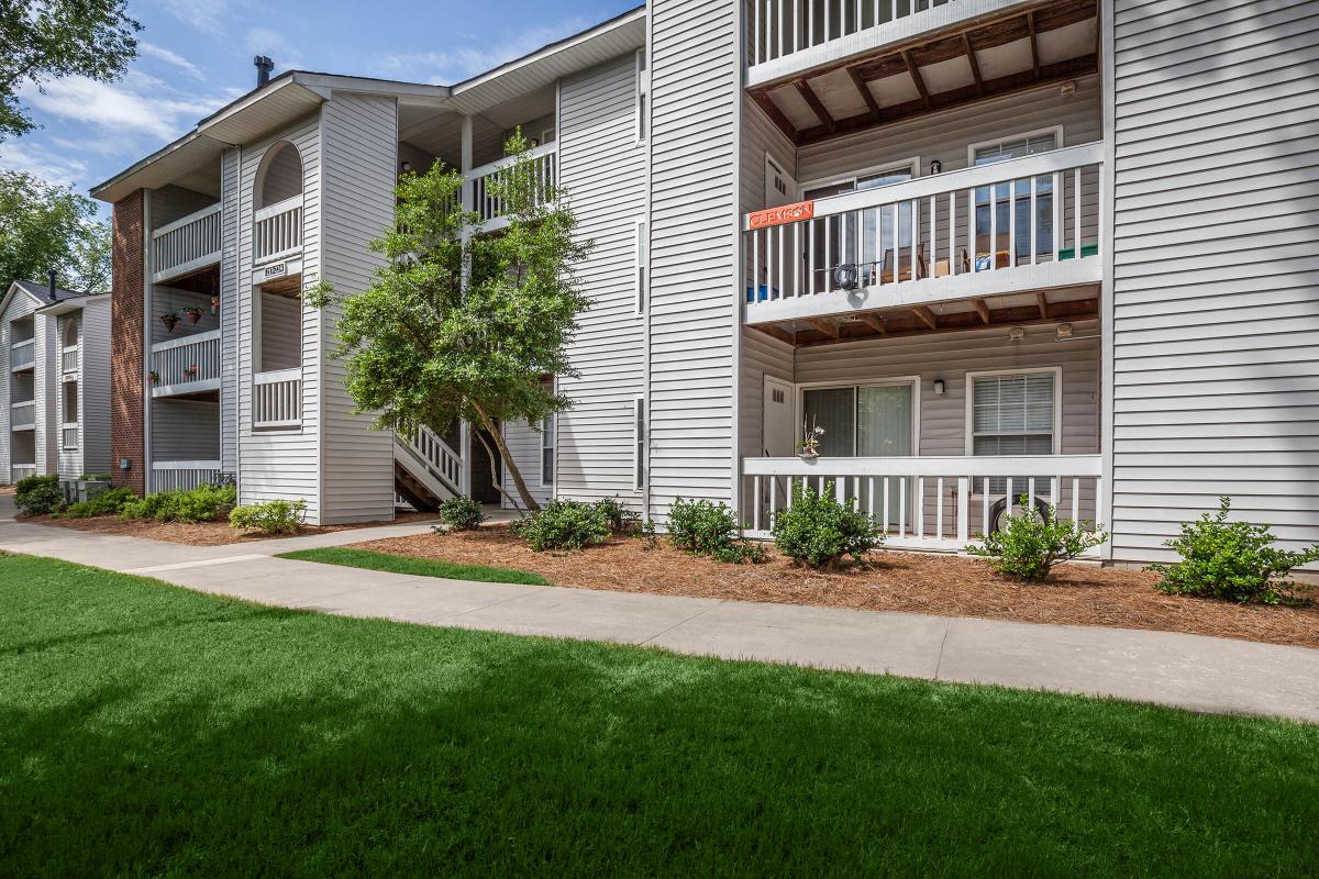 Personal balcony or patio at Greyeagle in Taylors, South Carolina.