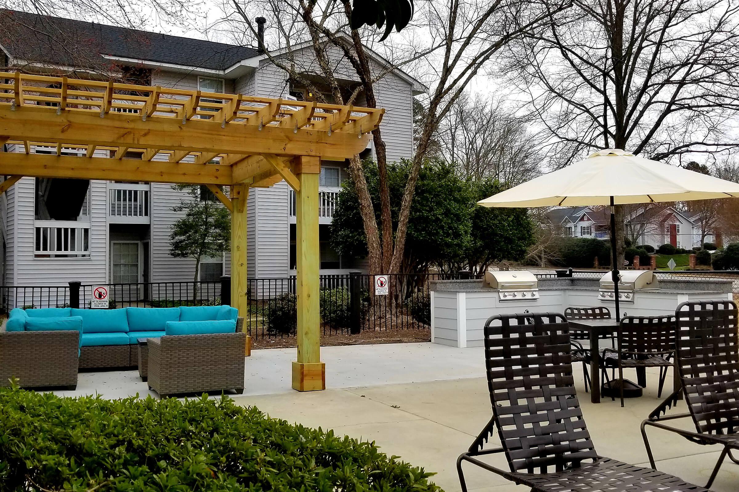 Relax by the pool at Greyeagle in Taylors, SC.