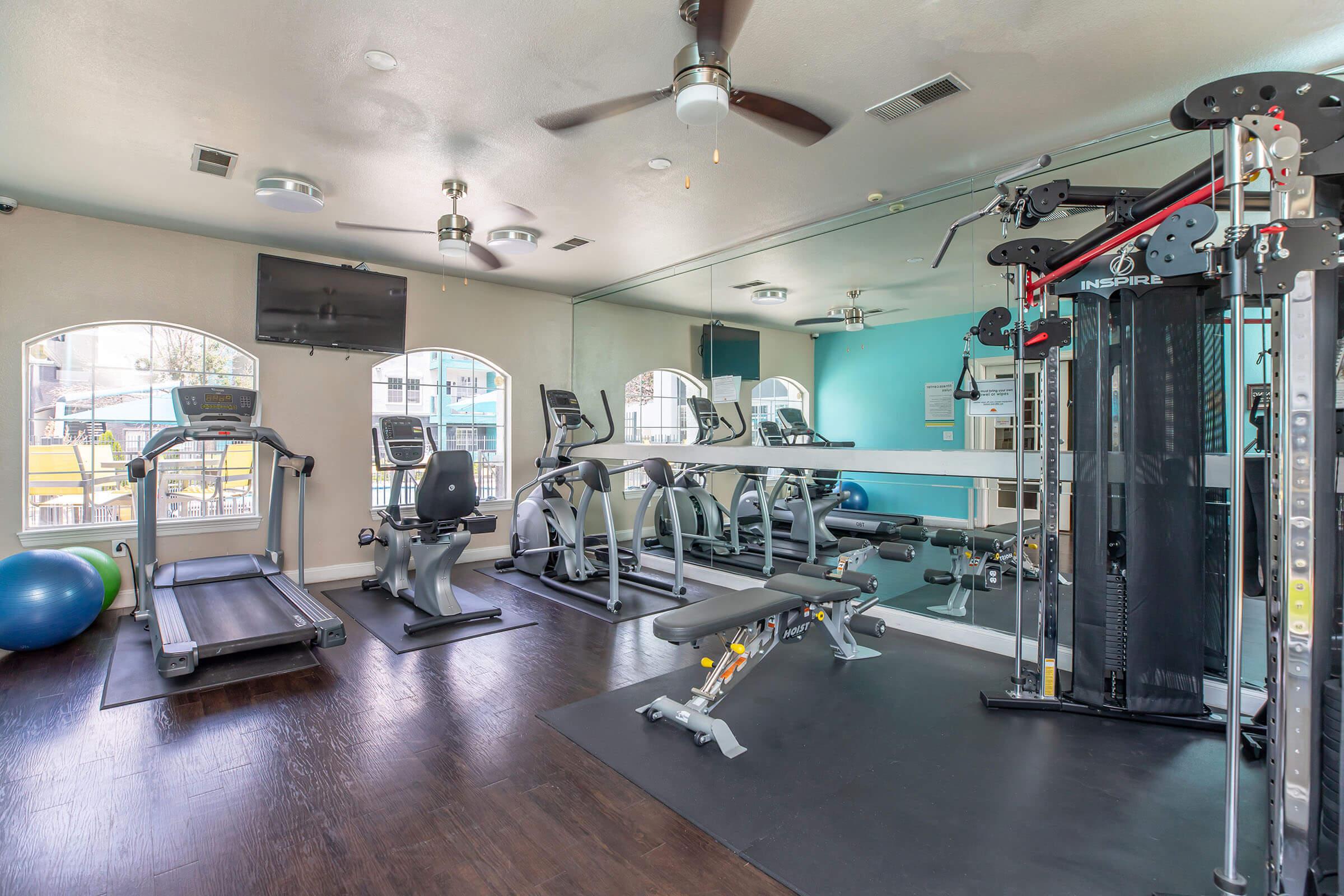 Fully-equipped Fitness Center  - Prisma Apartments - Albuquerque - New Mexico