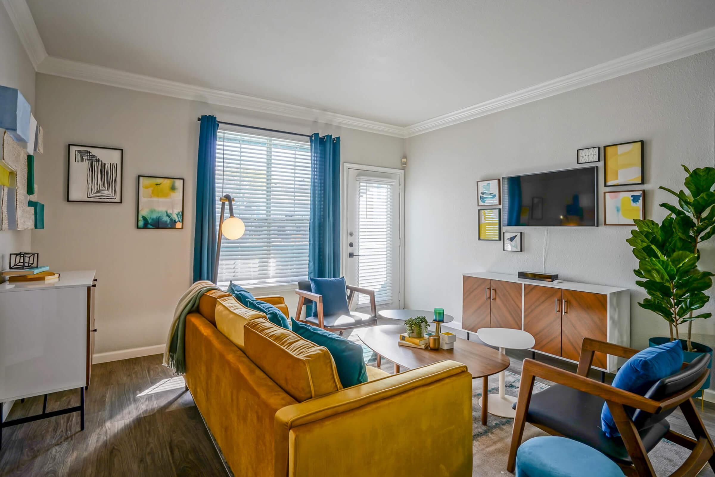 Living Room - Prisma Apartments - Albuquerque - New Mexico