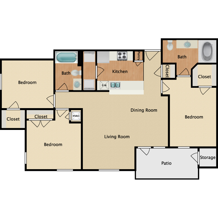 Floor plan image of Preakness