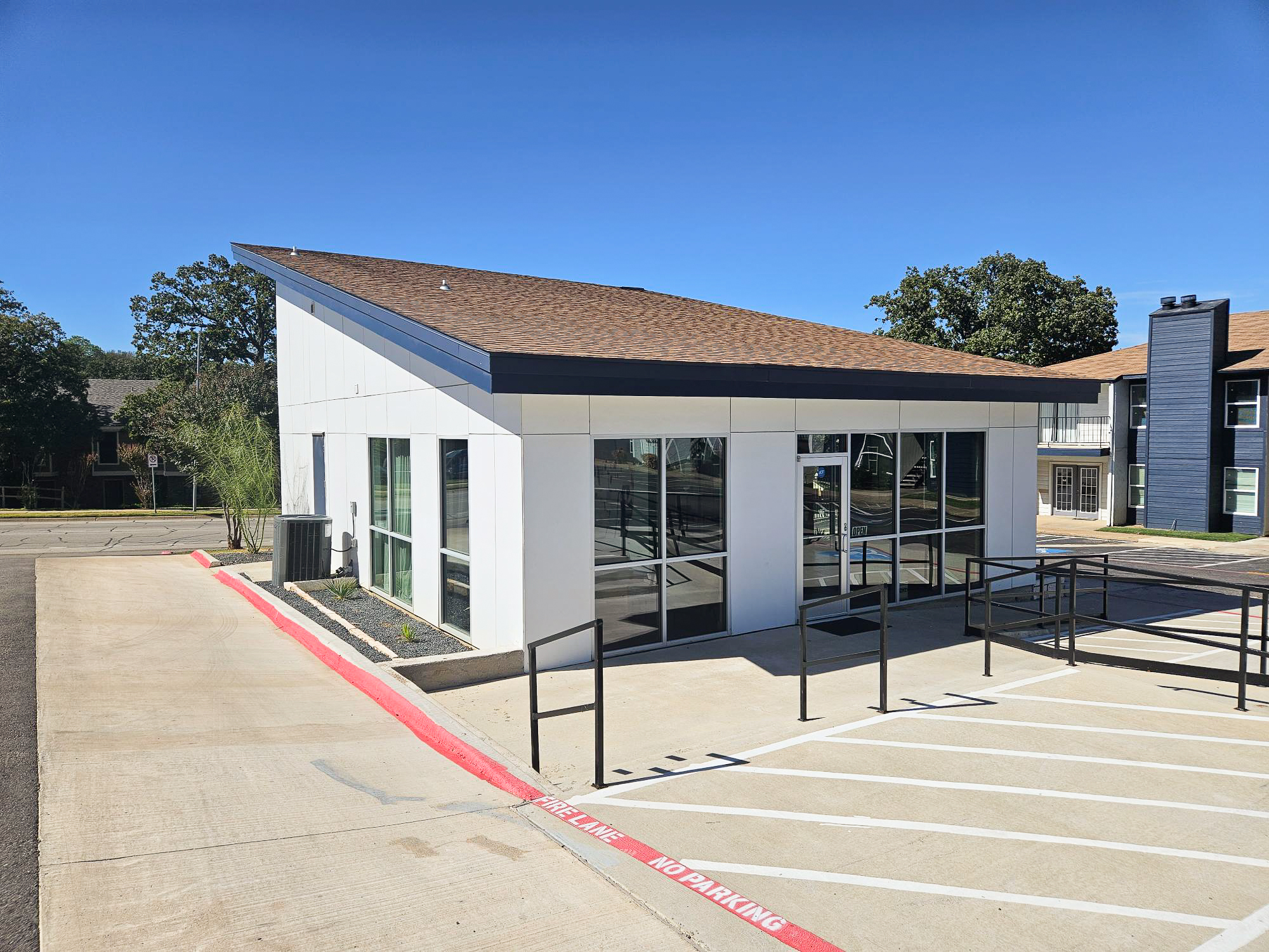 Outside of leasing office