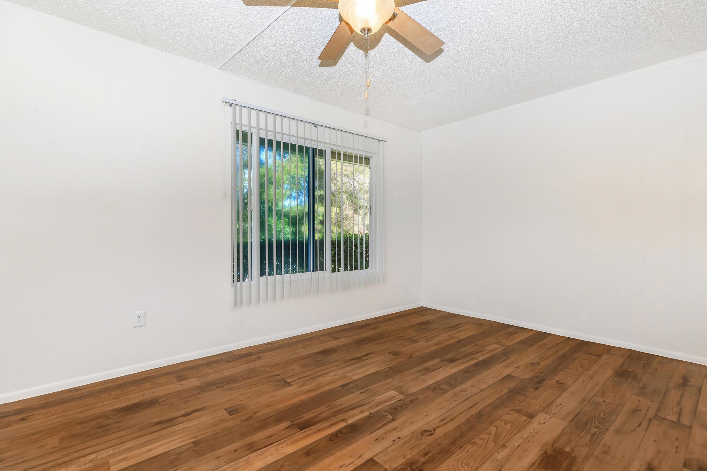 a room that has a wood floor