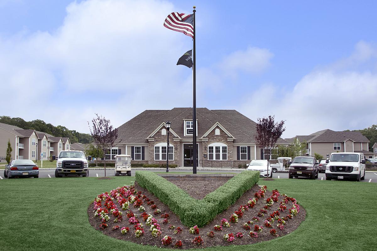 a large lawn in front of a house