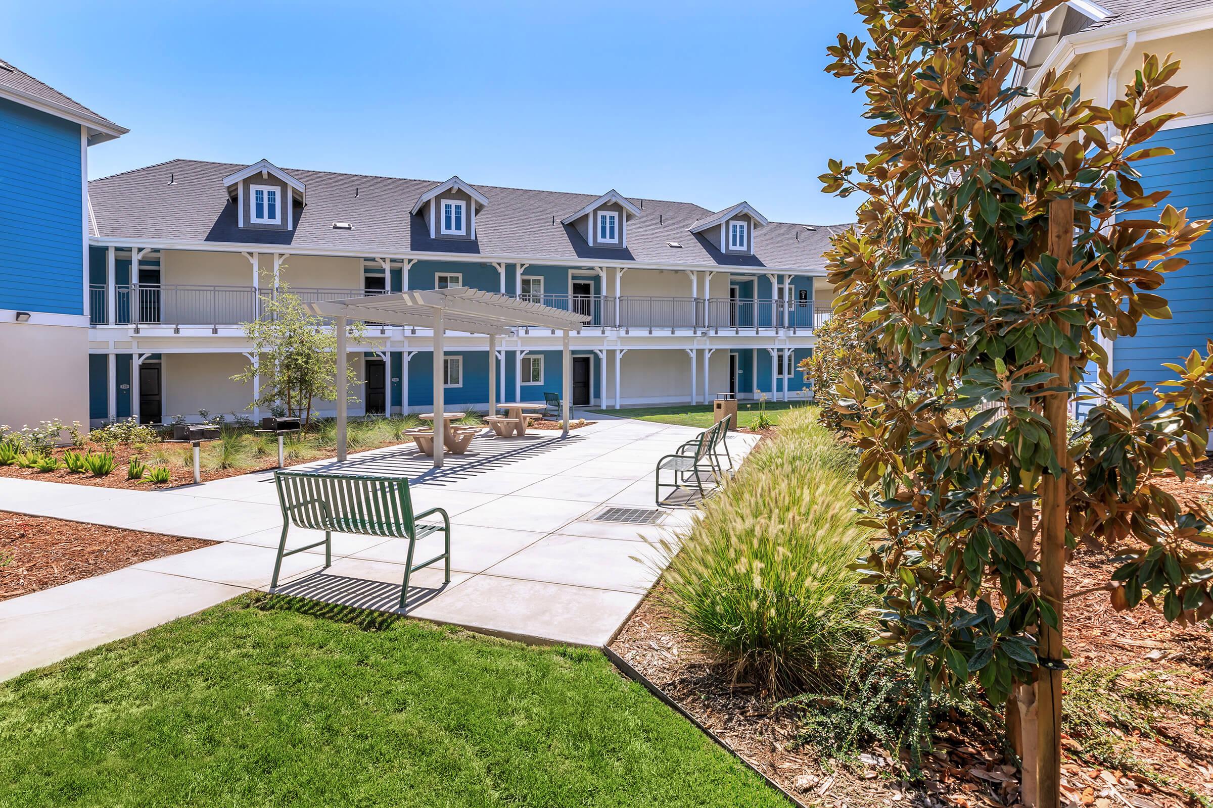 a large lawn in front of a house