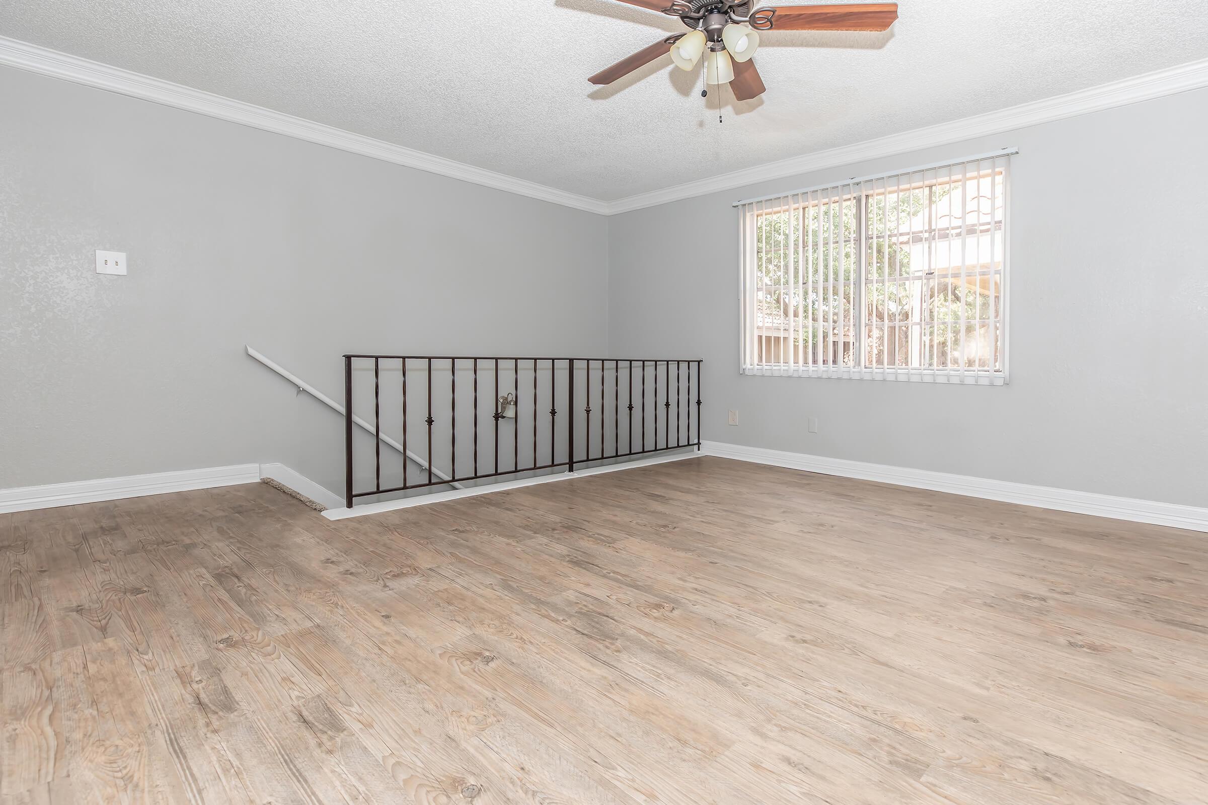 a room with a wooden floor