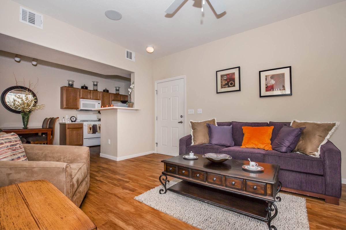 YOUR NEW LIVING ROOM AT ACERNO VILLAS APARTMENT HOMES