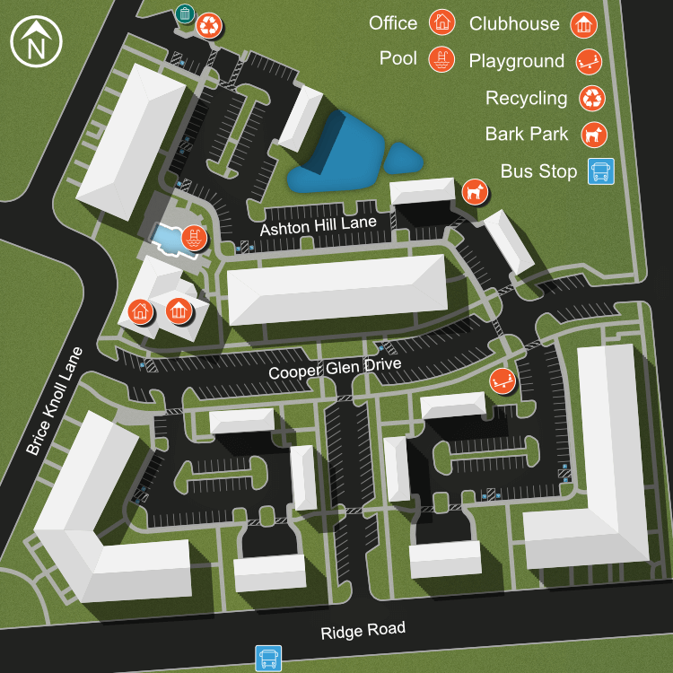 We make every effort to make our website accessible to anybody, especially those with disabilities. If you have question in terms of the relative location of an amenity or apartment home, please give us a call.