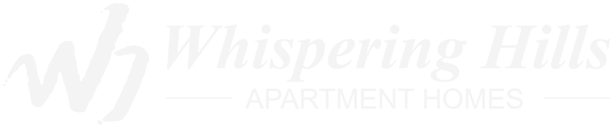 Whispering Hills Apartments ebrochure logo