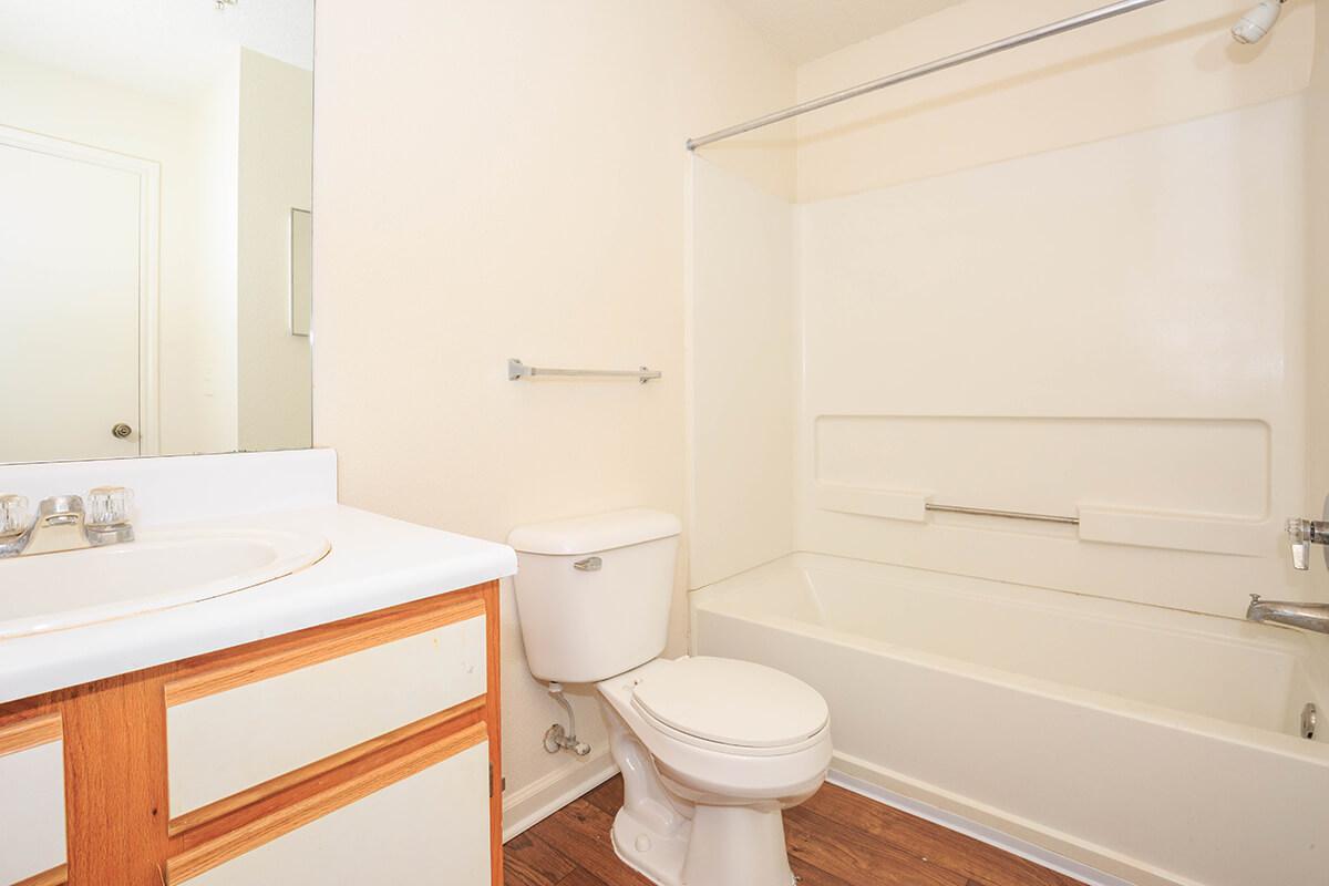 sleek bathroom at Cedar Pointe Apartments in Colombia, Tennessee