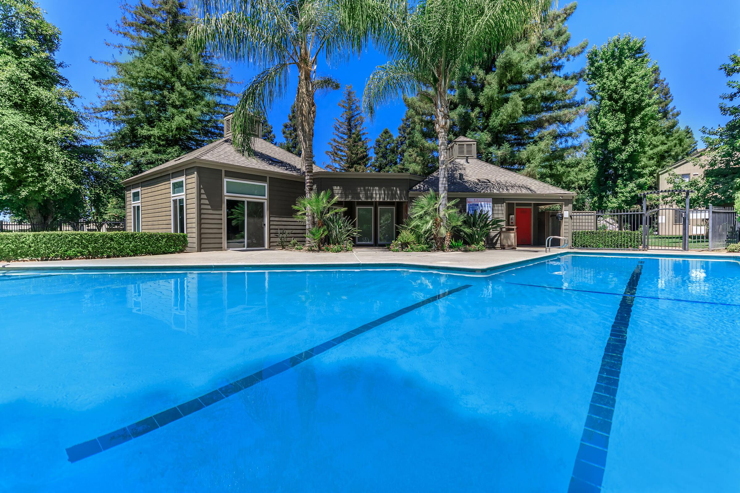 MAKE WAVES IN THE BEAUTIFUL BLUE SWIMMING POOL