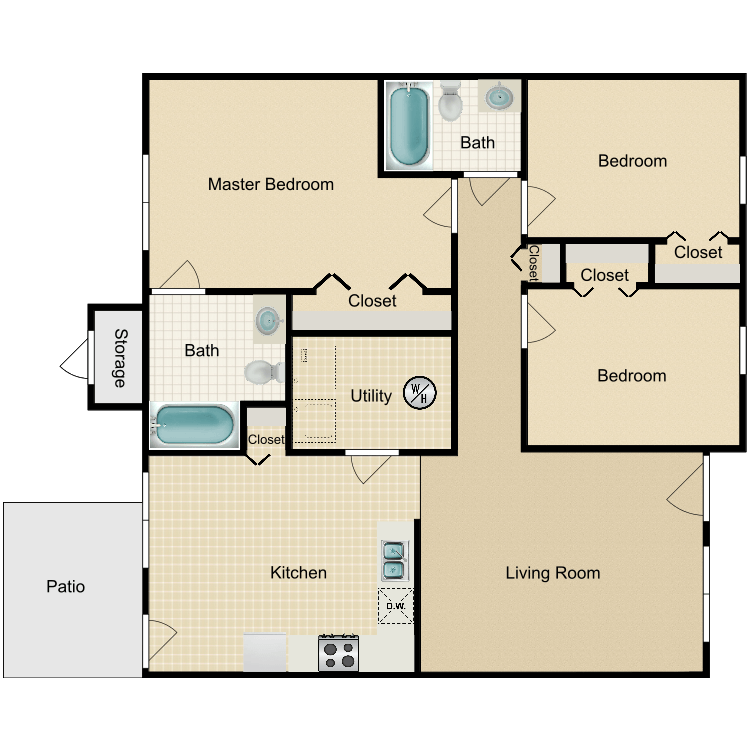 Floor plan image of Pine