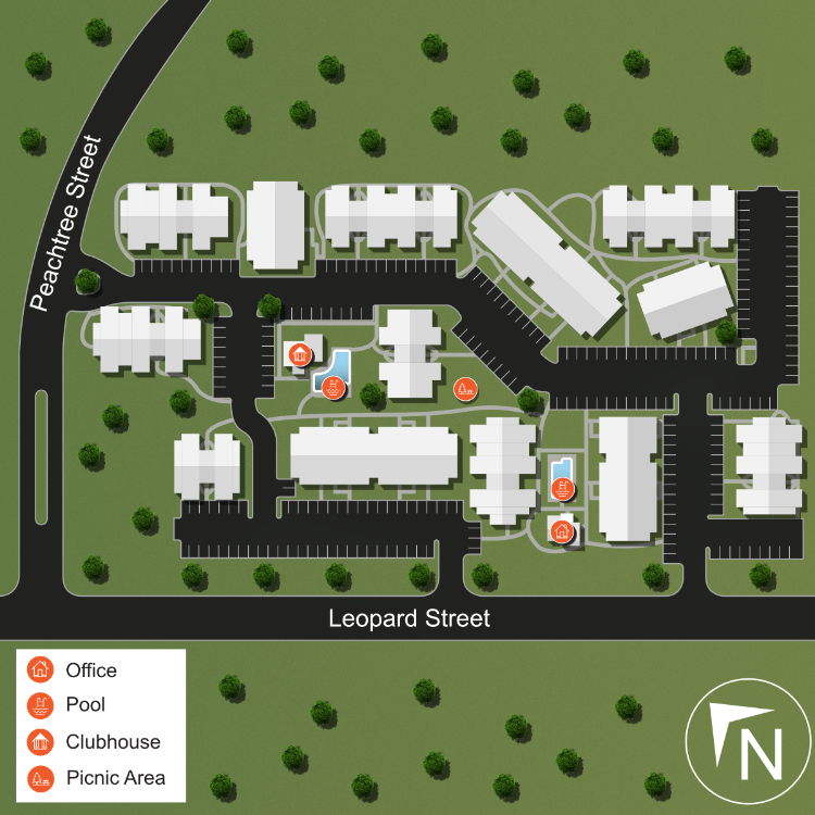 We make every effort to make our website accessible to anybody, especially those with disabilities. If you have question in terms of the relative location of an amenity or apartment home, please give us a call.