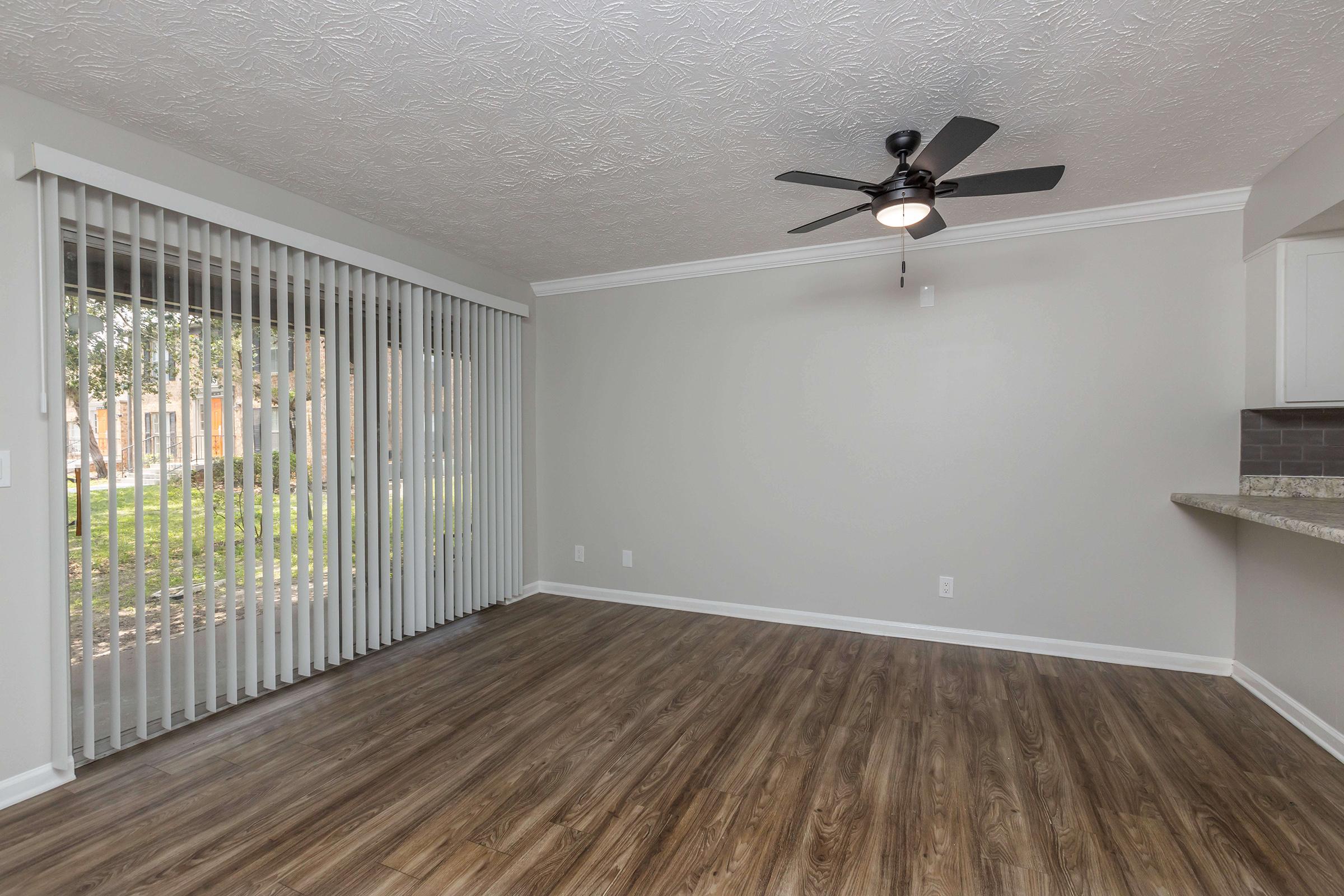 a room with a wooden floor