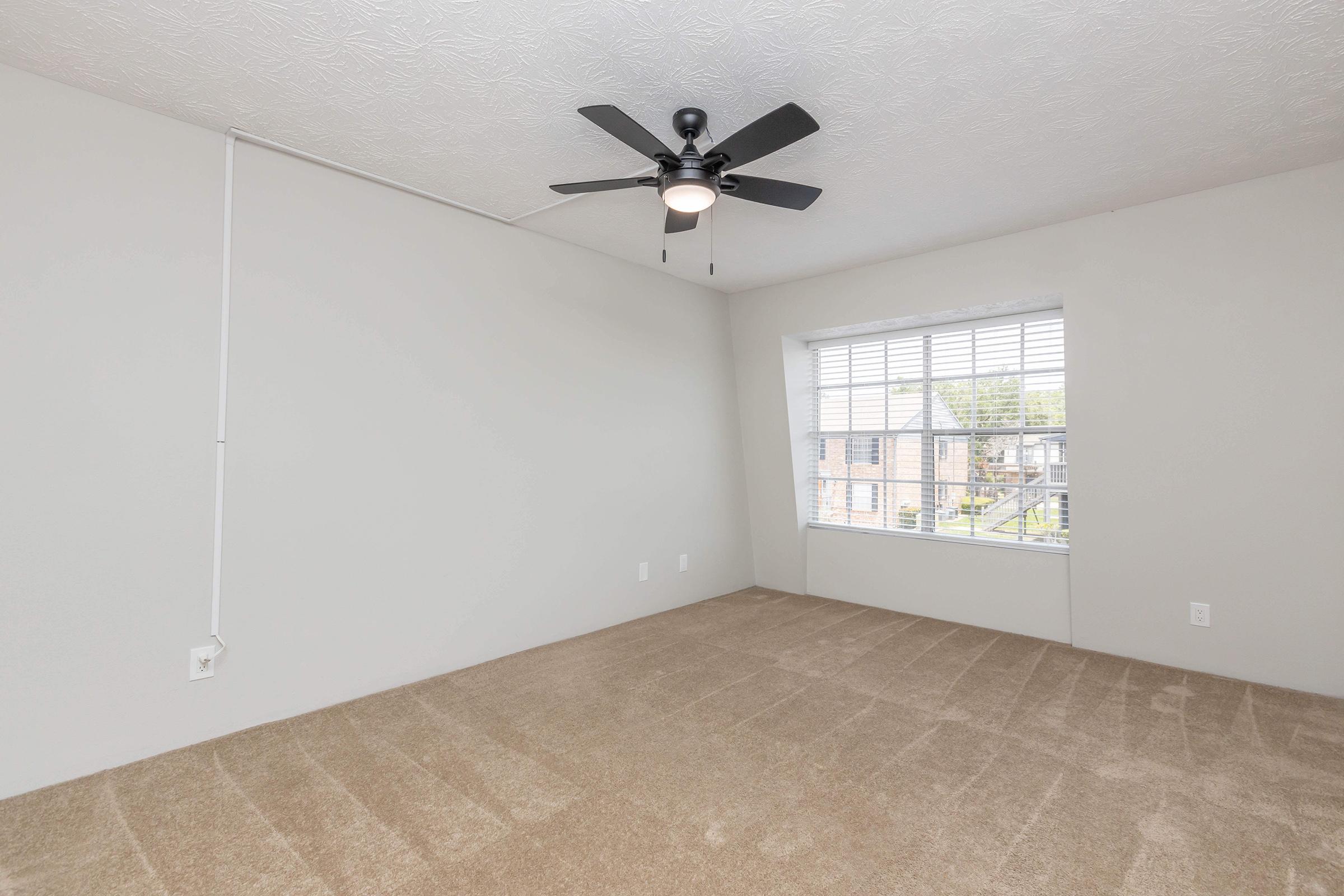 a room with a tiled floor