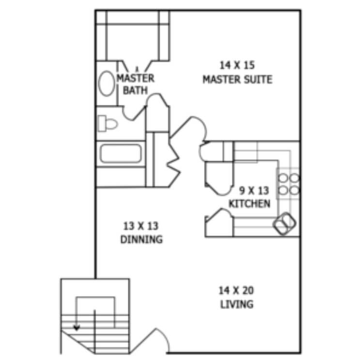 Floor plan image of A1