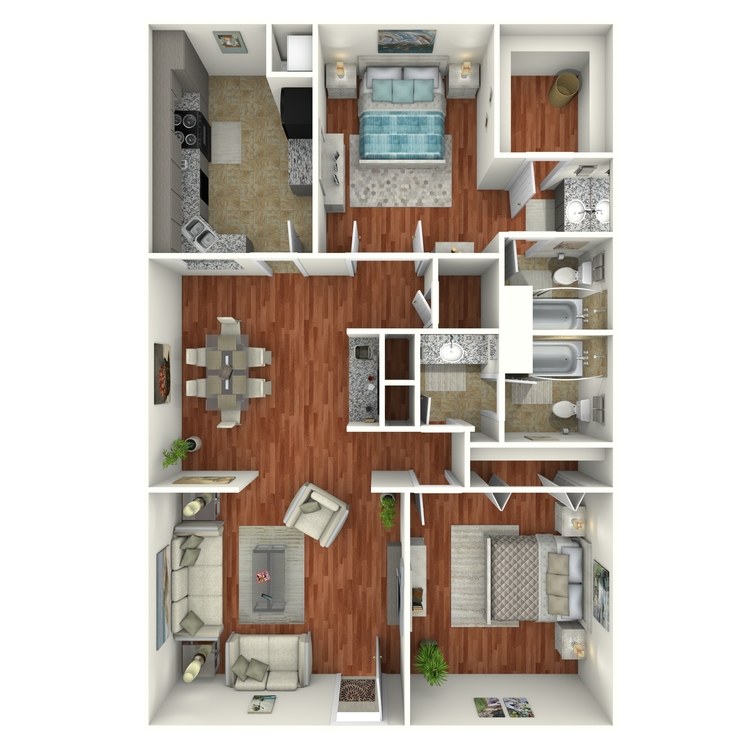Floor plan image of B2