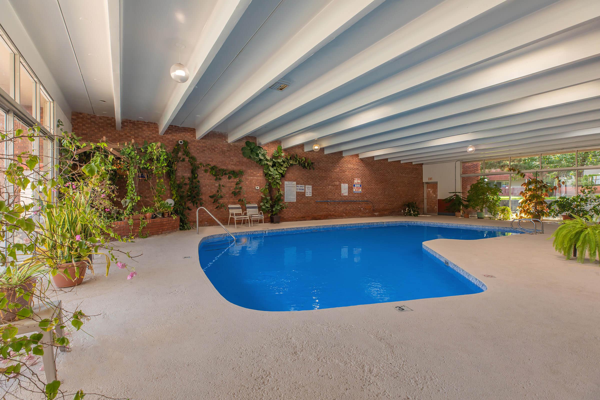 the indoor community pool