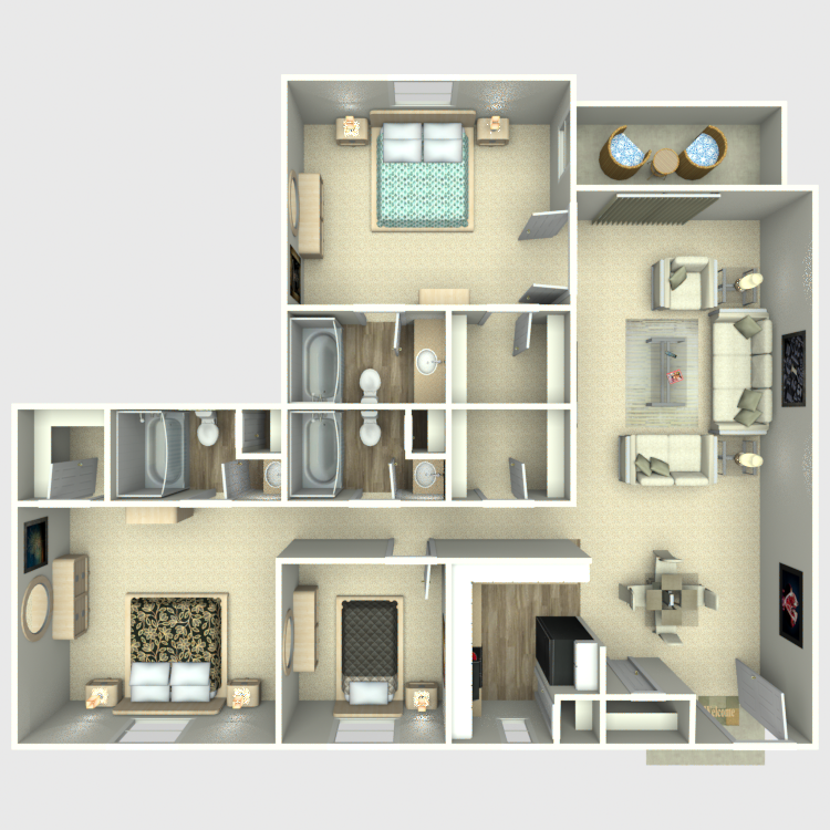 Floor plan image of M