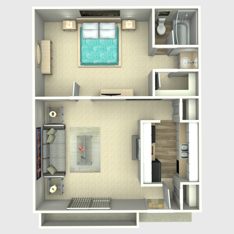 Floor plan image of B