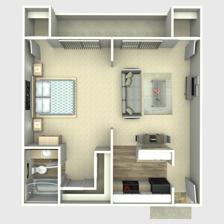Floor plan image of A