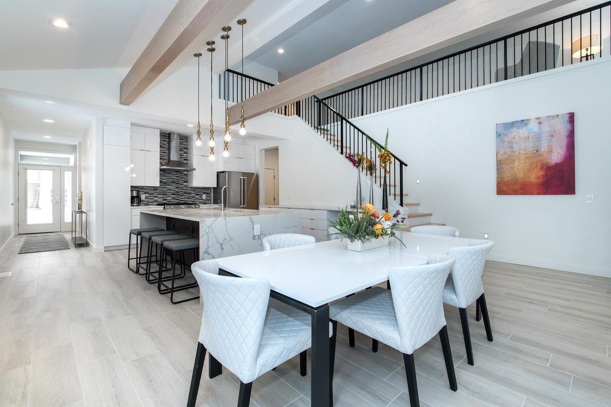 a dining room table
