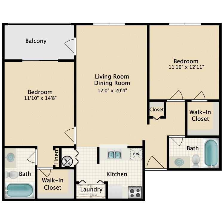 Floor plan image of B2