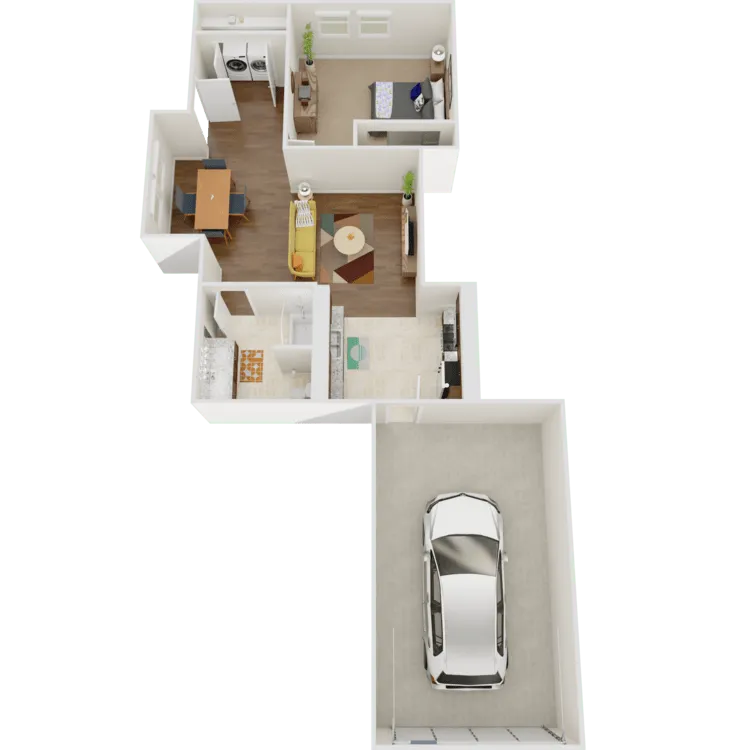 Isabella - Income Restricted, a 1 bedroom 1 bathroom floor plan.