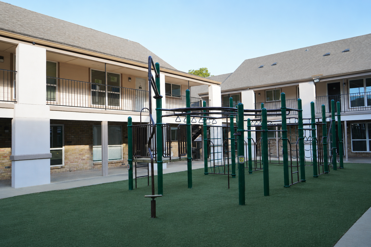 Discover the perfect blend of comfort and fun in our vibrant community, featuring a modern playground surrounded by cozy apartments—ideal for families and those seeking an active lifestyle!