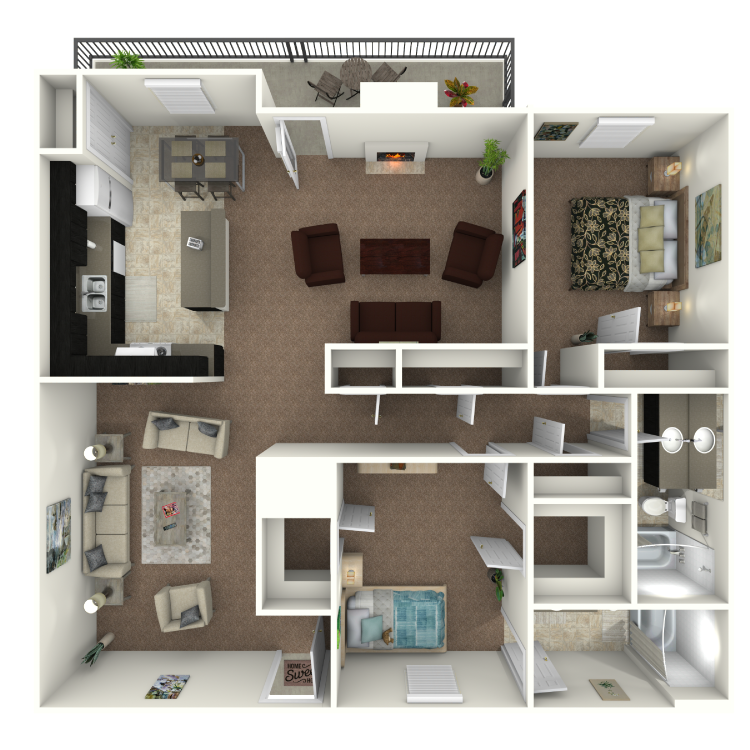 Floor plan image of B2