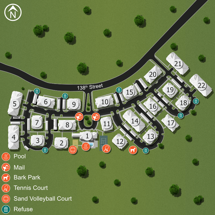 We make every effort to make our website accessible to anybody, especially those with disabilities. If you have question in terms of the relative location of an amenity or apartment home, please give us a call.