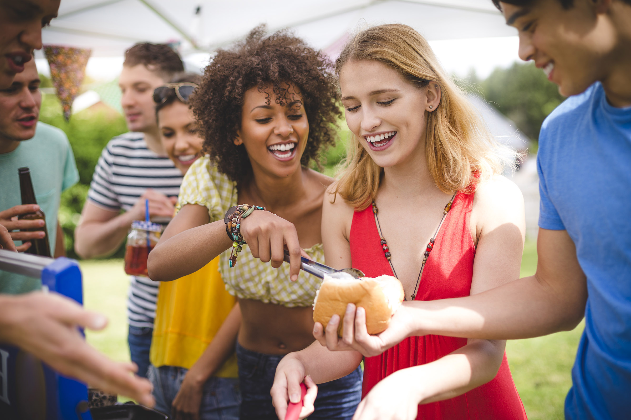 BARBECUE WITH FRIENDS