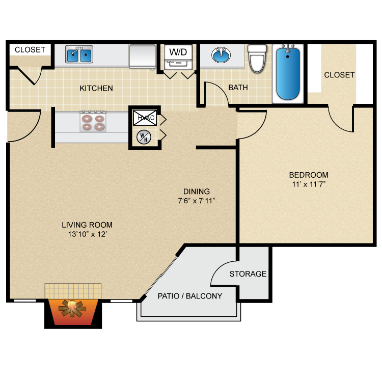 Floor plan image of A3