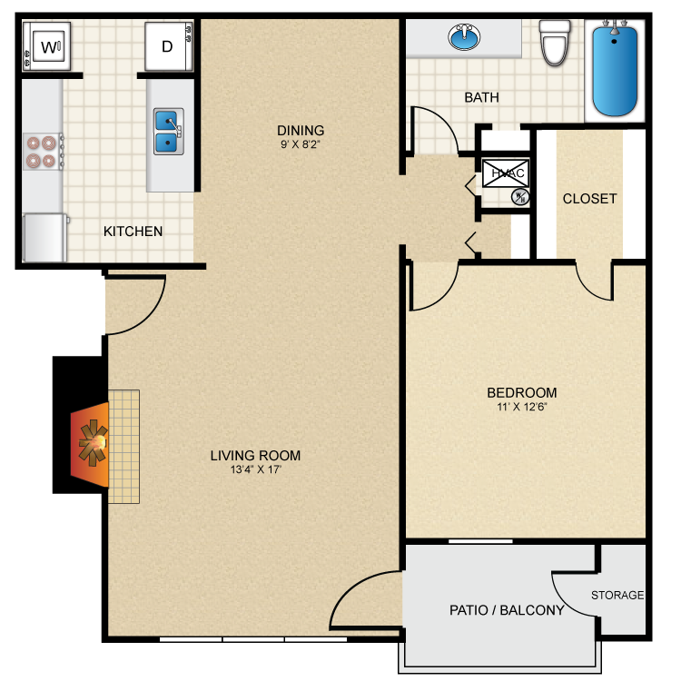 Floor plan image of A5