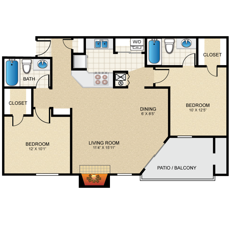 Floor plan image of B1
