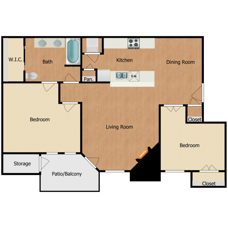 Floor plan image of Deauville