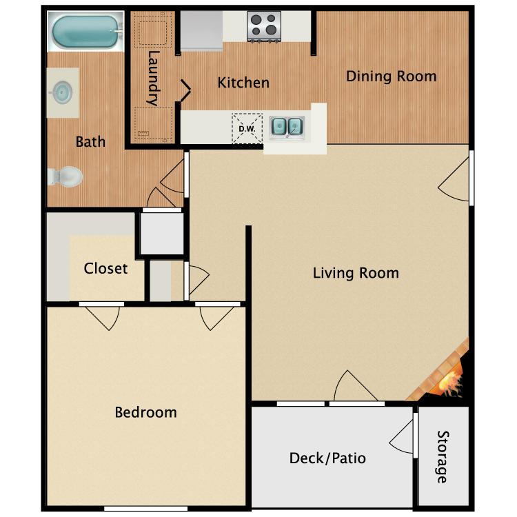 Floor plan image of Hartwell