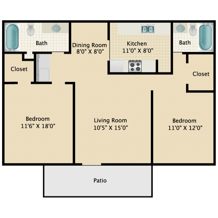 Floor plan image of Houstonian