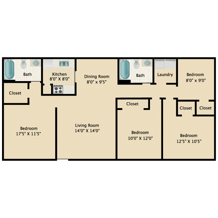 Floor plan image of Texas Pride