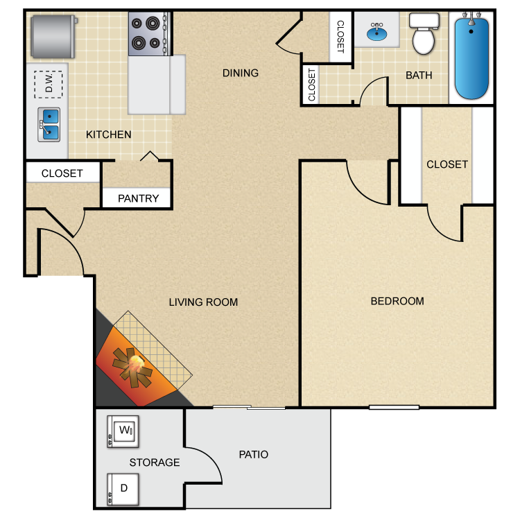 Floor plan image of A2
