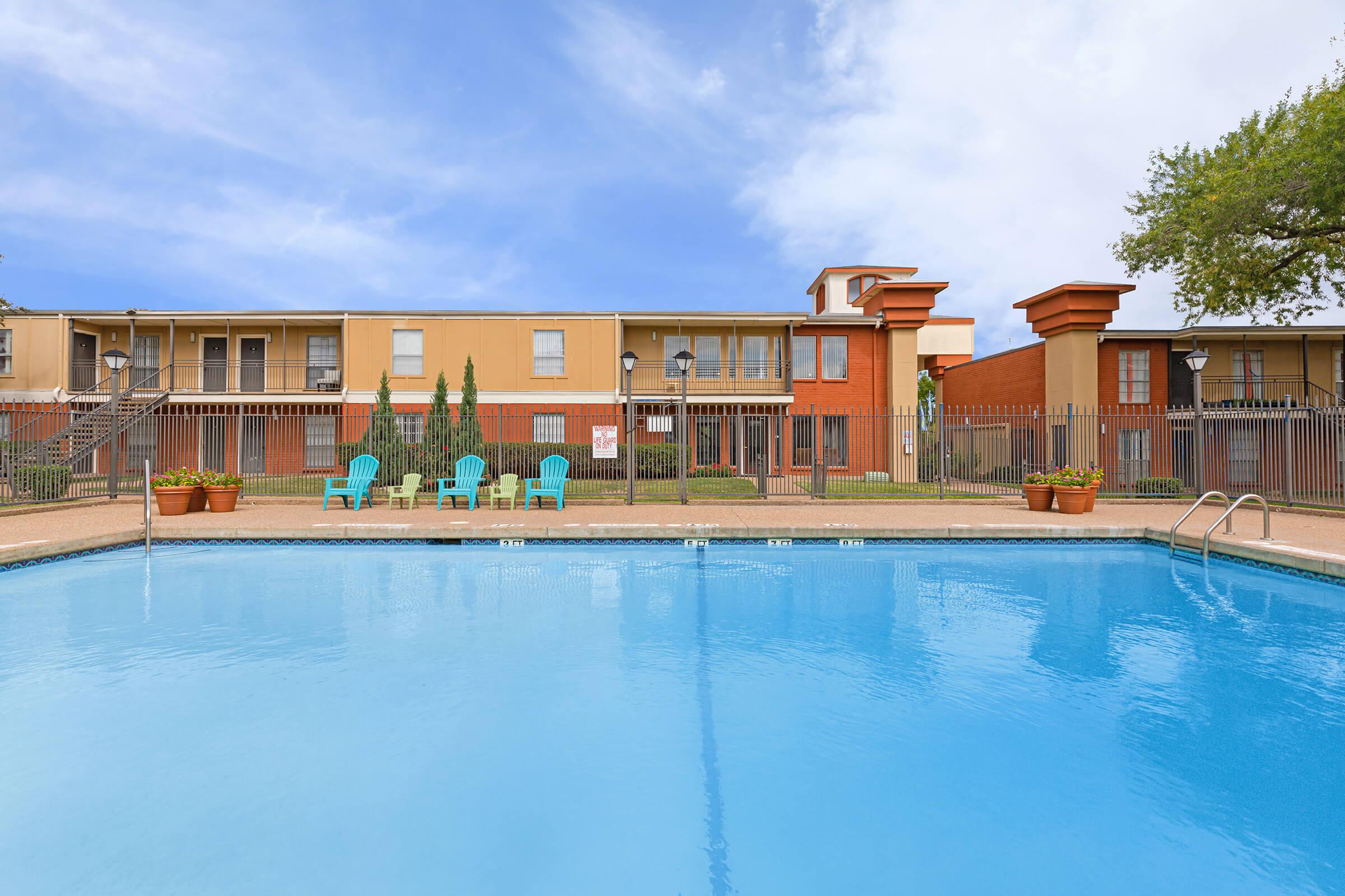a large pool of water