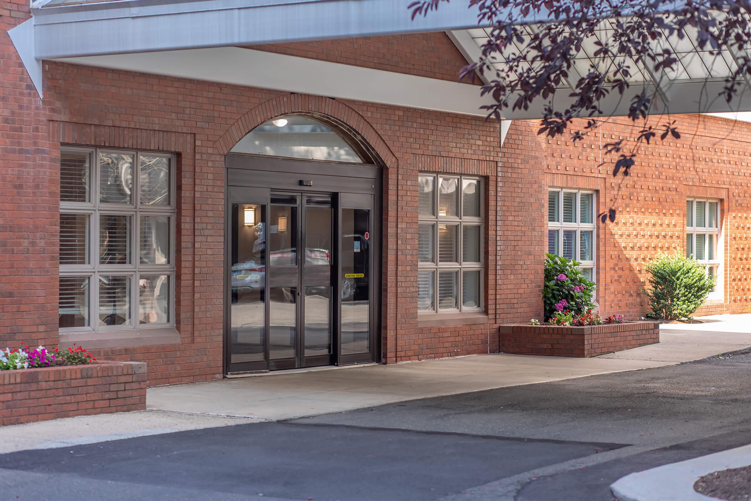 a large brick building