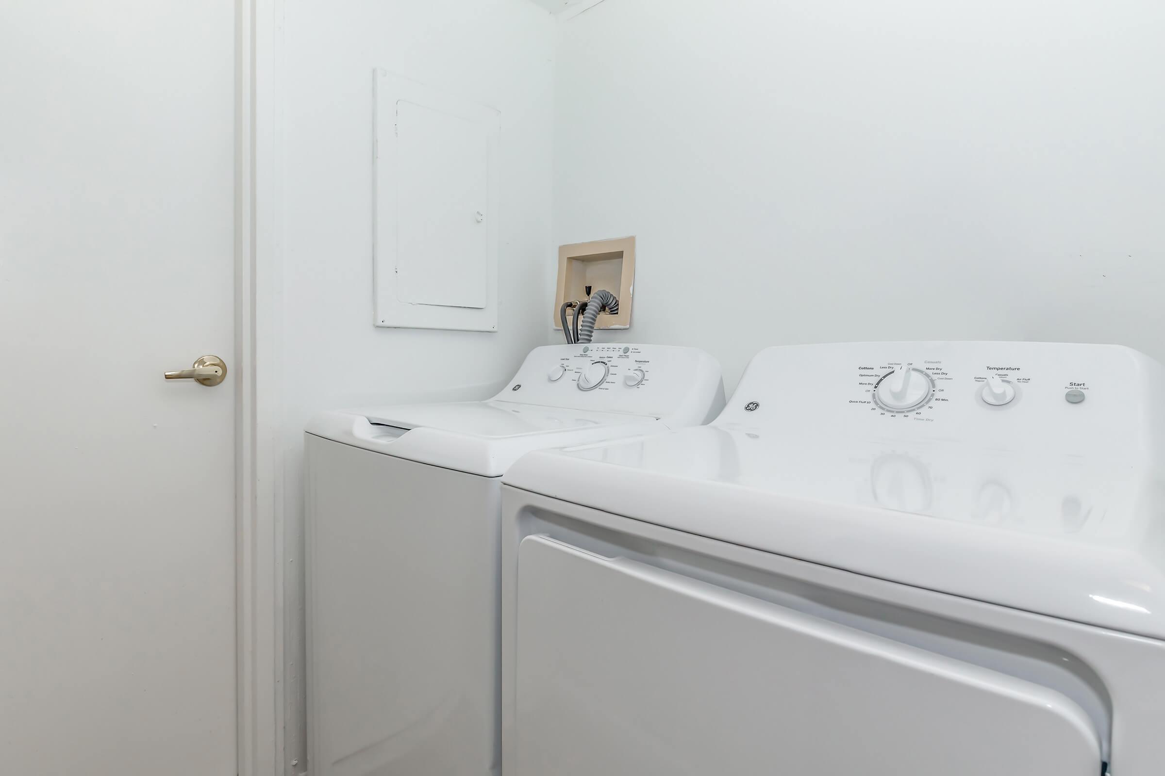 WASHER AND DRYER IN HOME