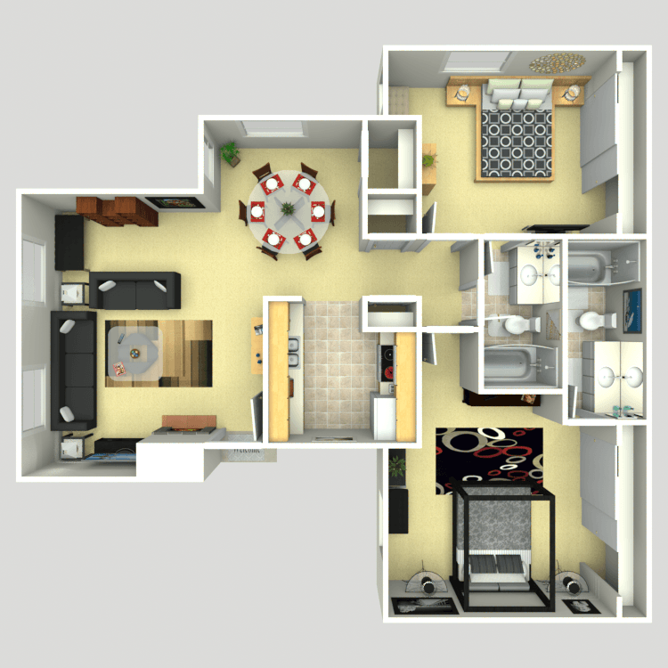 Floor plan image of Santa Fe