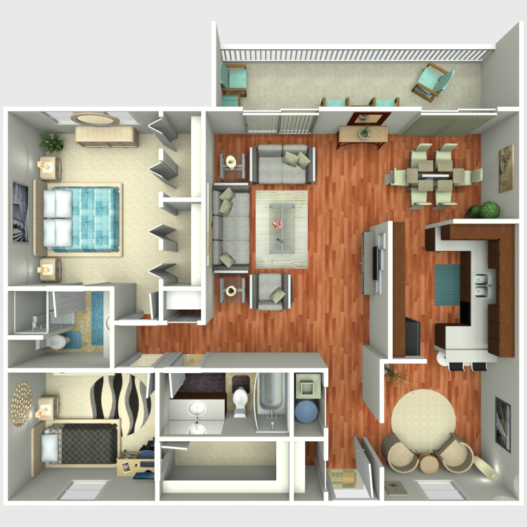 Floor plan image of Purdue