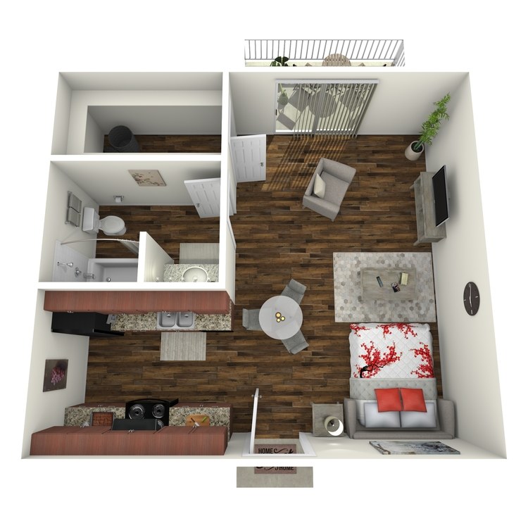 Floor plan image of Studio A